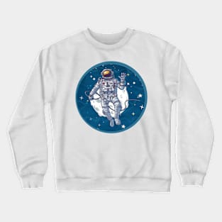 The Moon And Beyond Space Crewneck Sweatshirt